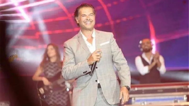 لاول مرة .. راغب علامة يشعل مسرح 
