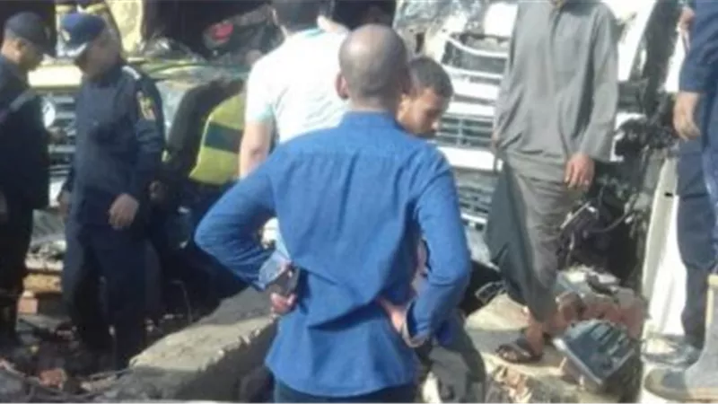 اصابة شخصين فى حادث تصادم بطريق الإسماعيلية الصحراوى