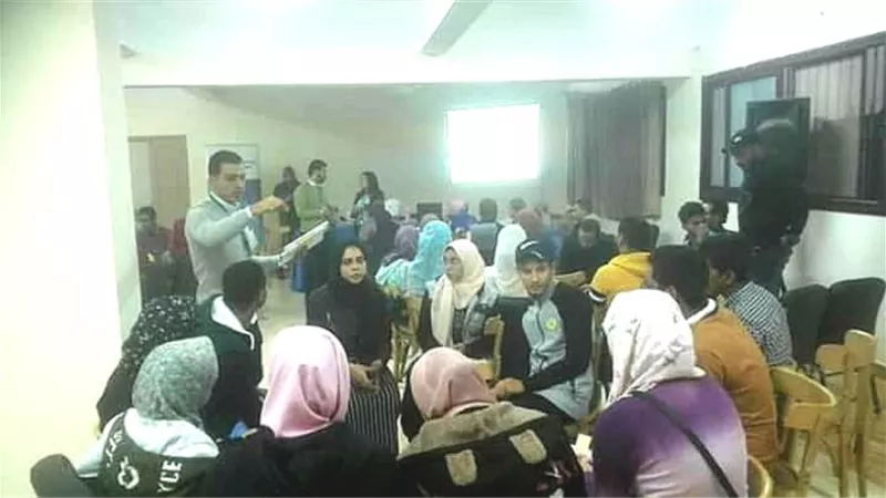 طلاب جامعة الوادى الجديد فى معسكر للإبتكار بالتعاون مع مؤسسة إنجاز لرعاية الأفكار .صور