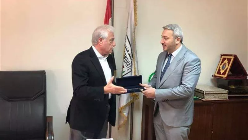 فوده يستقبل ايميل رحيموف ممثل سفارة دولة اذربيجان
