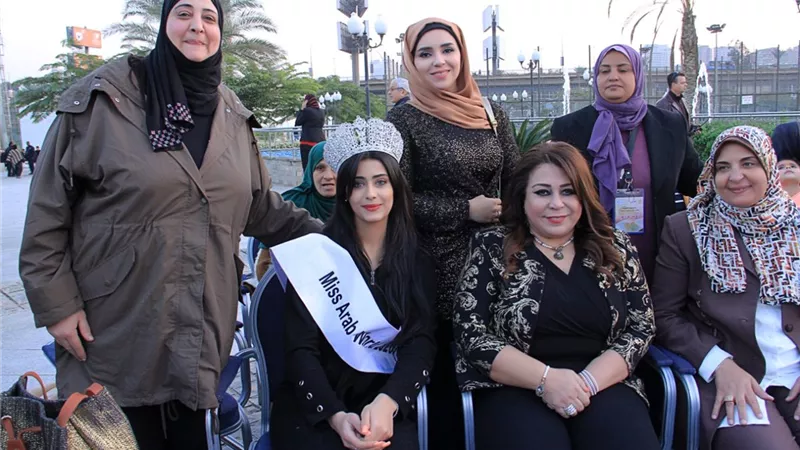 ملكة جمال العرب مصر٢٠٢٠ نورهان أحمد ضيف شرف في ملتقي المرأة الافريقية