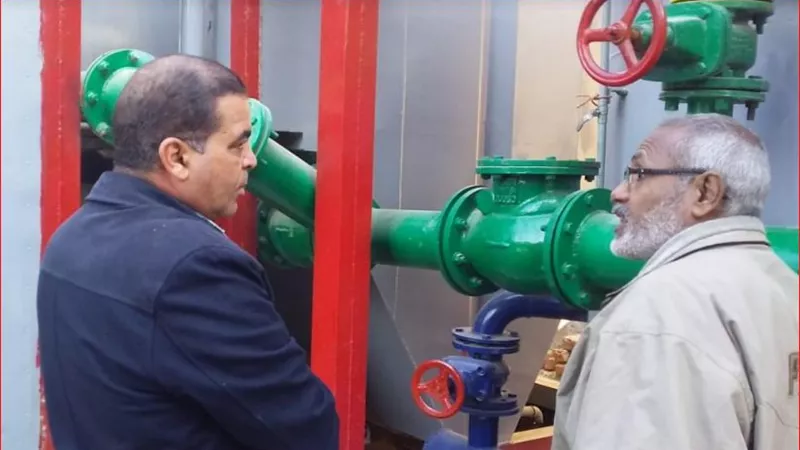 جولة لرئيس مركز الزينية شمال الأقصر على المشروعات التنموية