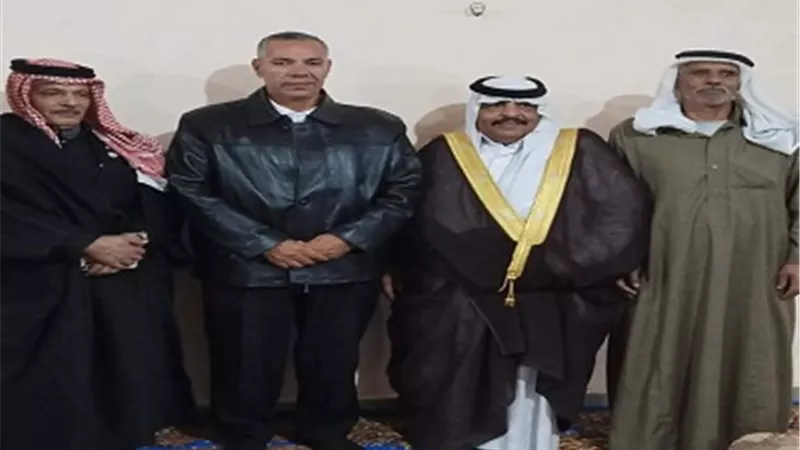 تعيين الشيخ فريج سالم شيخا رسميا لقبيلة الحويطات