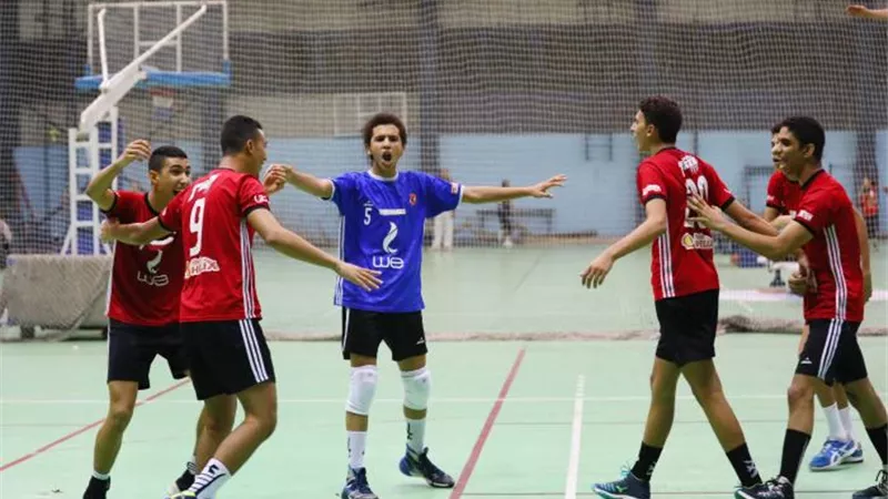 طائرة الاهلى تواجه الصيد فى بطولة الجمهورية