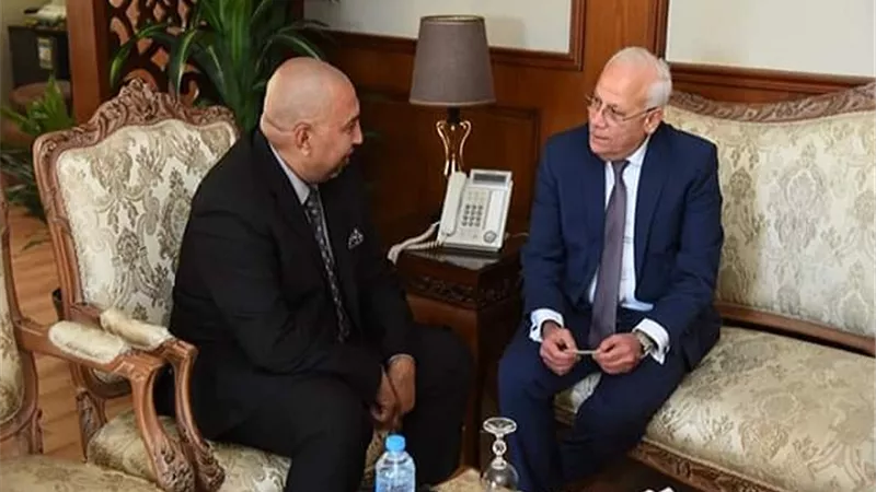 محافظ بورسعيد يلتقى منسقى مبادرة الحد من انتشار العدوى