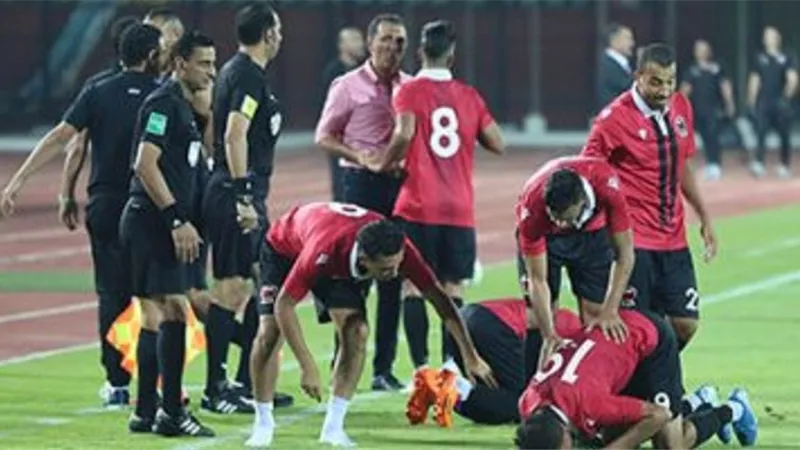 إف سى مصر يتقدم على المقاصة بهدف فى الشوط الأول