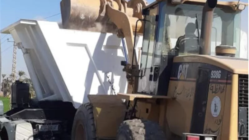 رفع 80 طن قمامة في حملة مكبرة بأسيوط
