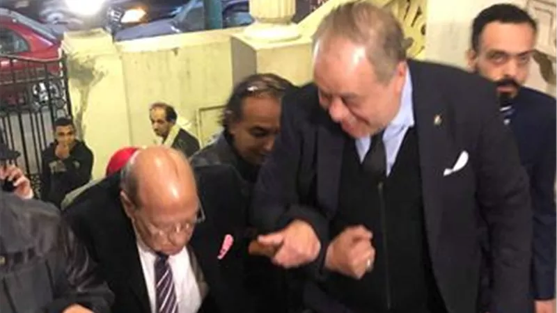 بالصور : اول ظهور رسمى لحسن حسنى بعد شائعة وفاته