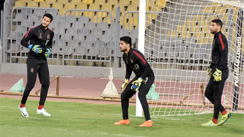 رباعى حراس الاهلى يخوضون تدريبات قوية استعدادا لبلاتنيوم