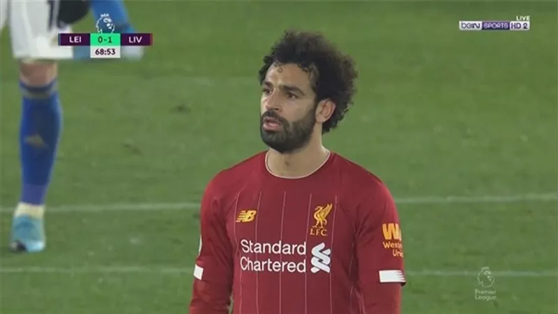 سر غضب محمد صلاح بعد رباعية ليفربول ضد ليستر سيتى