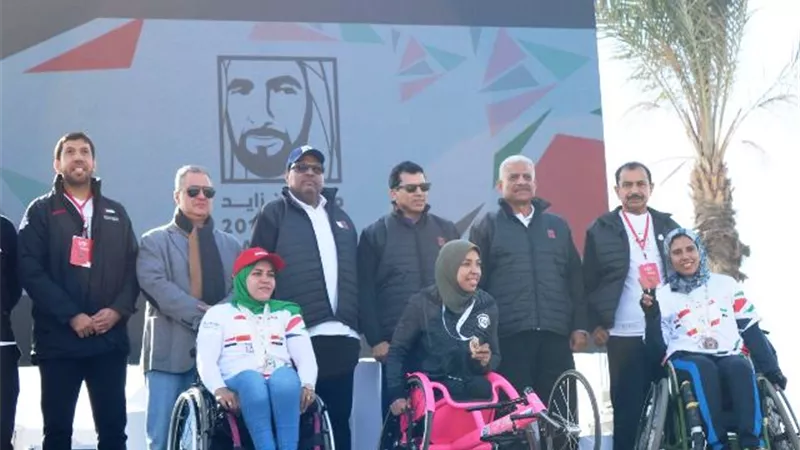 ماراثون زايد يعلن أسماء الفائزين في سباق العدو لذوى الهمم.. بالصور