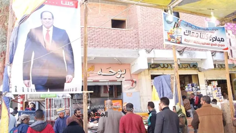 مستقبل وطن يقود مبادرة لطرح السلع بأسعار مخفضة لمدة شهر في الوادي الجديد .صور