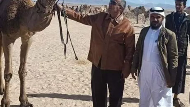 رئيس طور سيناء يتابع فاعليات مهرجان الهجن العشرين.صور