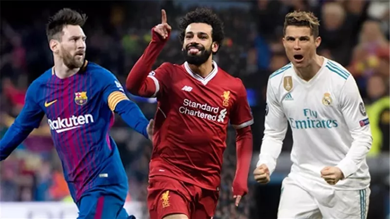 محمد صلاح ينافس رونالدو وميسى على احسن لاعب فى العالم