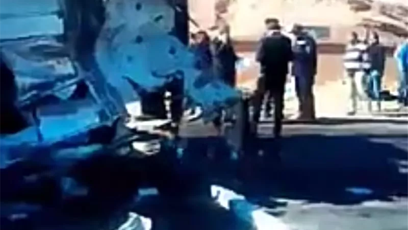 الحماية المدنية تزيل اثار حادث السخنة - الزعفرانة من الطريق .. والنيابة العامة تحقق