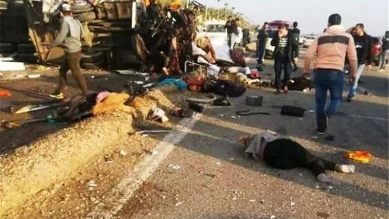 ننشر أسماء ضحايا ومصابى كارثة طريق بورسعيد - دمياط.. صور