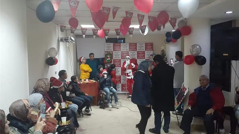 المصريين الأحرار بالإسكندرية يحتفل برأس السنة مع الأطفال الأيتام