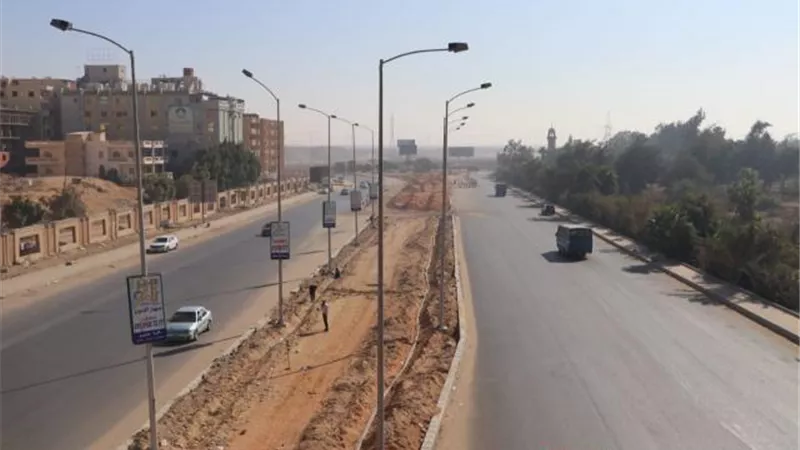 اغلاق طريق الواحات الصحراوى جزئيا بالاتجاهين بسبب أعمال تطوير