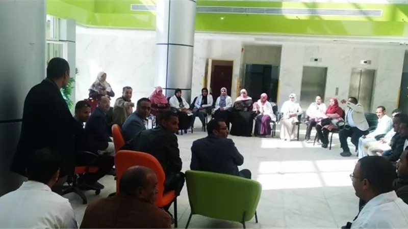 تجهيز مستشفى العديسات وهيكلها الوظيفى بالأقصر