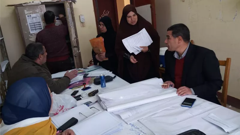 مدير تعليم قها يتابع أعمال امتحانات المرحلة الإعدادية بأجهور الكبري