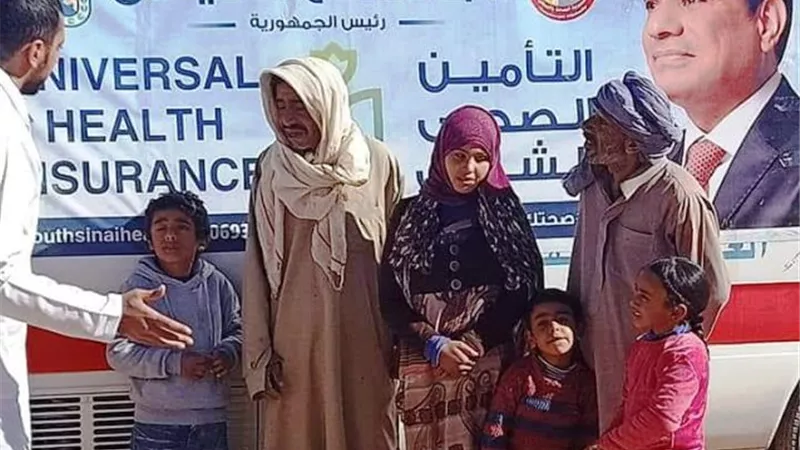 فرق طبية بالقرى والوديان لفتح ملفات طب الأسرة فى جنوب سيناء.. بالصور