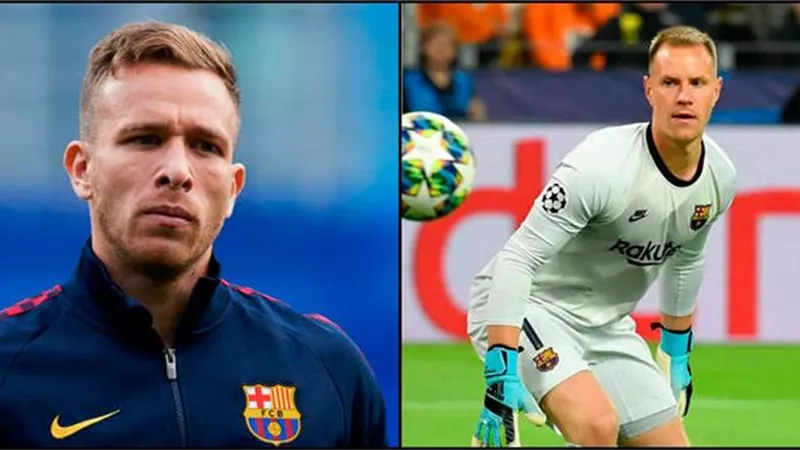 برشلونة يعلن حجم إصابة نجميه شتيجن وأرثر