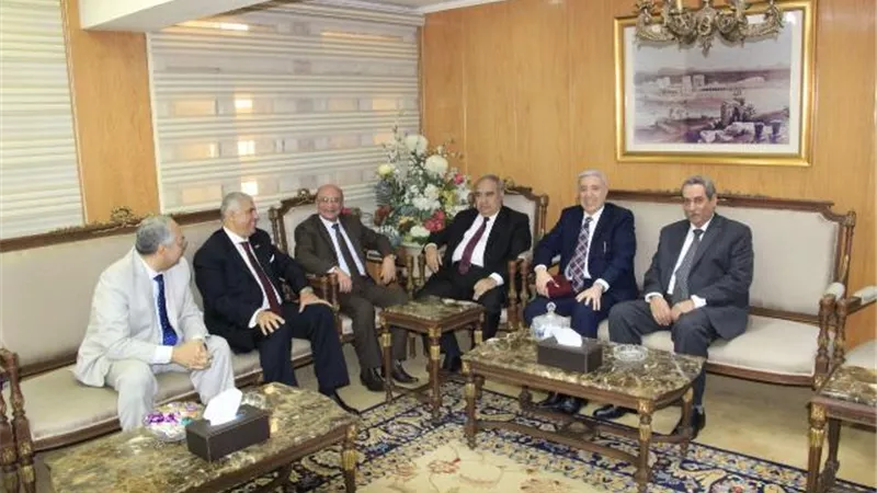 وزير العدل يستقبل رئيس وأعضاء المحكمة الدستورية العليا