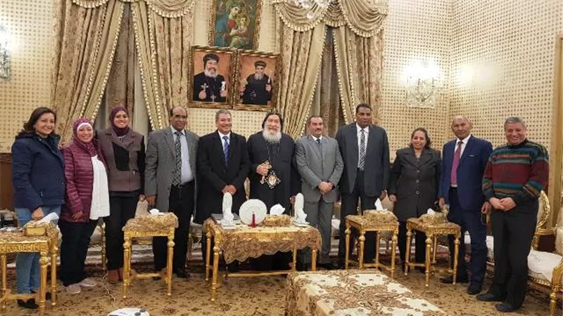 المنتدى القنائى للفكر والثقافة يهنئ الأنبا شاروبيم أسقف قنا بعيد الميلاد المجيد