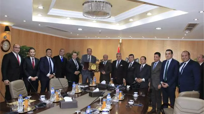 وزير العدل يستقبل مجلس ادارة نادى القضاة