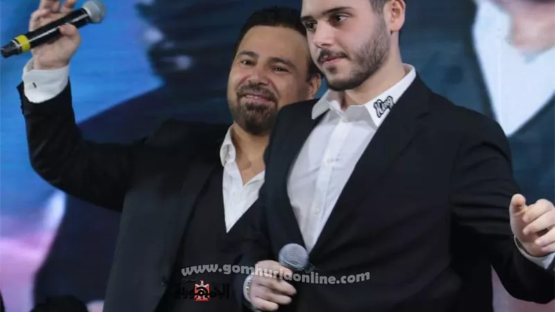 عاصي الحلاني ونجله يخطفان الأنظار ويتألقان بحفل رأس السنة.. صور
