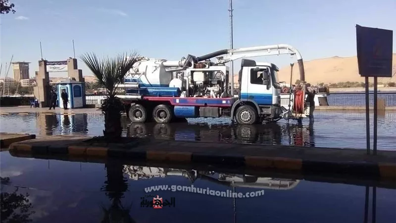محافظ أسوان يتابع جهود الإصلاح والصيانة بإشراف ميدانى للسكرتير العام