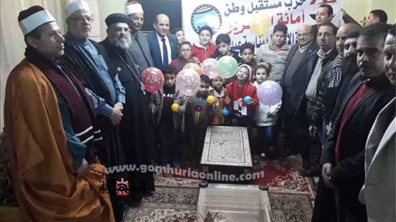 مستقبل وطن يتوافد على كنائس الشرقية لتهنئة الأخوة الأقباط بإحتفالات رأس السنة الميلادية صور
