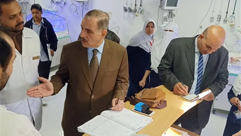 في بداية العام الجديد محافظ كفر الشيخ يواصل زيارته المفاجأة