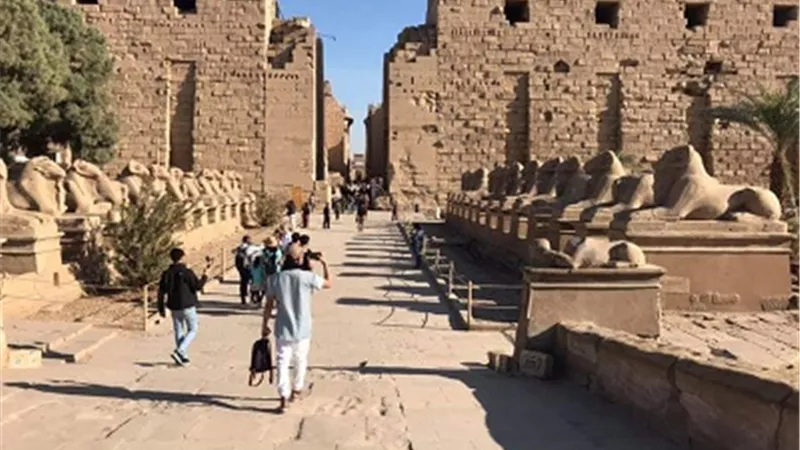 أهالي الأقصر يتذمرون من نقل طريق كباش إلى التحرير