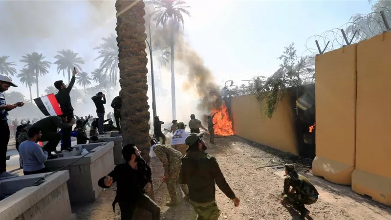 وصول تعزيزات عسكرية أمريكية إلى السفارة في بغداد