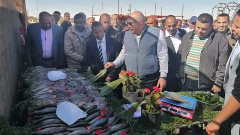 بشائر 2020 .محافظ الوادى الجديد يشهد انتاج مزرعة احواض سمكية. فيديو وصور