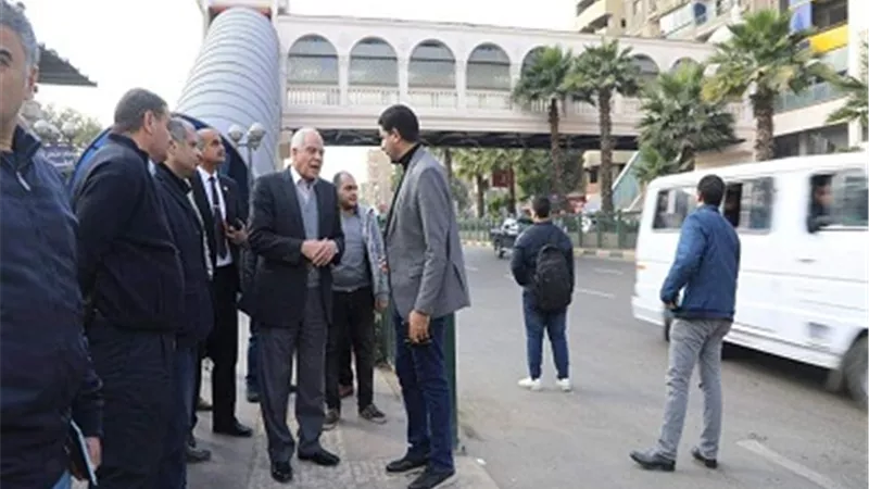 راشد يتفقد كوبري مشاه ثروت وحالة النظافة والاشغالات بشوارع جنوب الجيزة