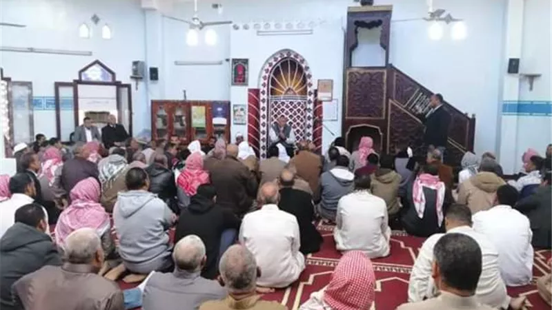 محافظة الوادى الجديد توفر اعتمادات مشروع الصرف الصحي بعين الدير.صور