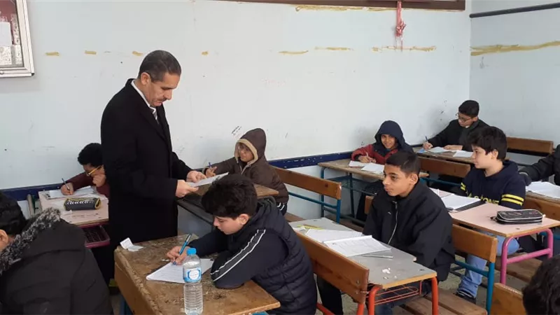 محافظ الغربية يتابع إمتحانات النقل خلال جولته بمدارس طنطا