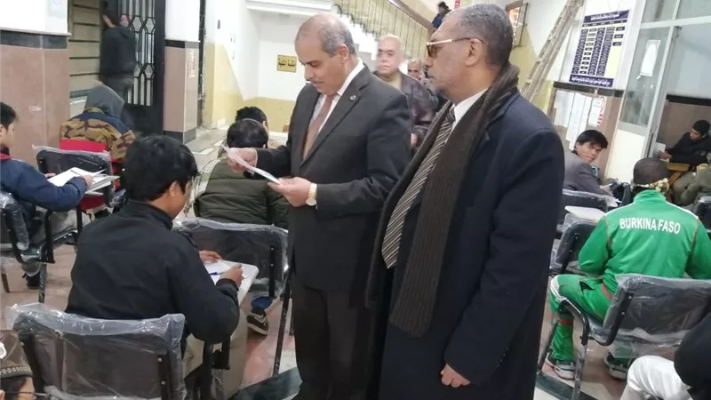 رئيس جامعة الأزهر يتفقد لجان امتحانات كليات قطاع الدراسة