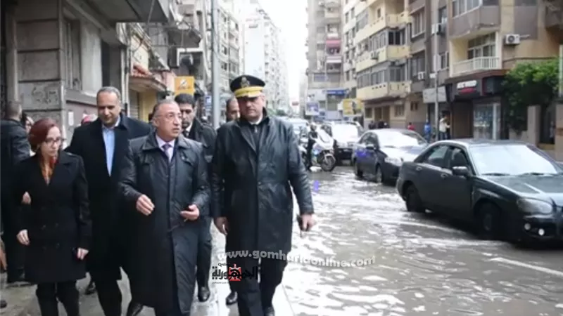 3 ملايين متر مكعب من الامطار سقطت على الاسكندرية