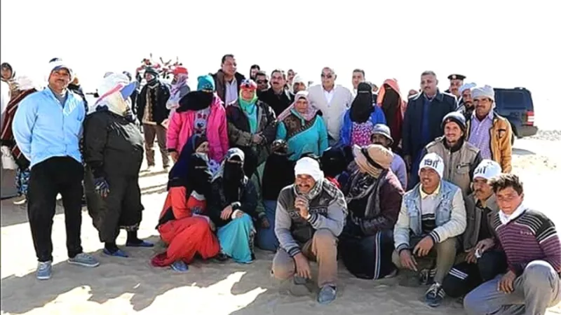 محافظ الوادى الجديد يتفقد مشروع استثمارى على مساحة ٢٥ ألف فدان