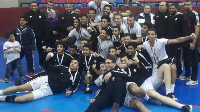 الزمالك مواليد 2003 بطلا لكأس مصر فى اليد على حساب سبورتنج
