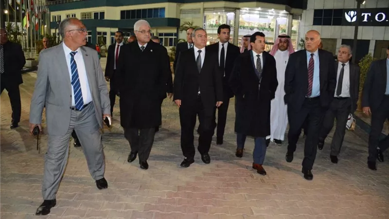 صبحي يصطحب وزراء الشباب والرياضة العرب فى جولة بالمركز الأولمبي بالمعادي ..صور