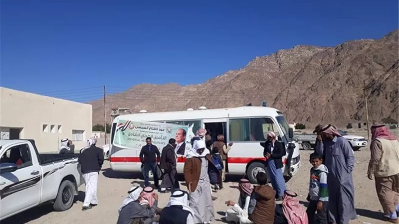 فرق طبية متحركة تجوب وديان جنوب سيناء بمساعدة عواقل ومشايخ القبائل