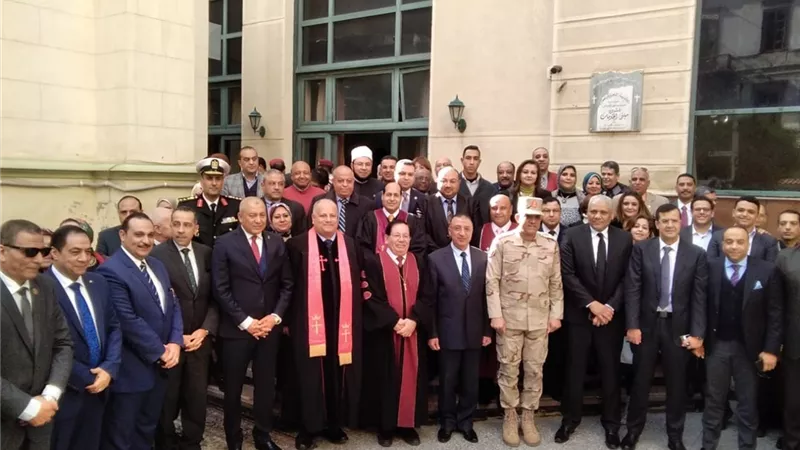 الطائفة الانجلية بالإسكندرية تحتفل بعيد الميلاد المجيد
