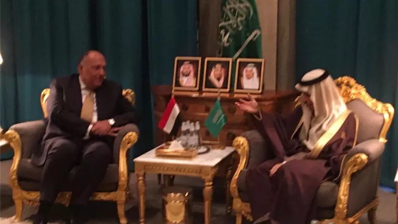 وزير الخارجية يلتقي نظيره السعودي ويتفقا على عدم السماح للتطورات على الساحة الإقليمية بالتأثير على امن الخليج