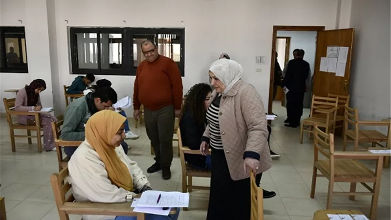 طوارئ بلجان امتحانات جامعة القناة لمواجهة تقلبات الطقس