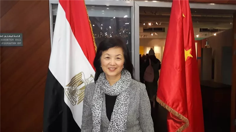 افتتاح معرض الخط الصينى بمكتبة الإسكندرية
