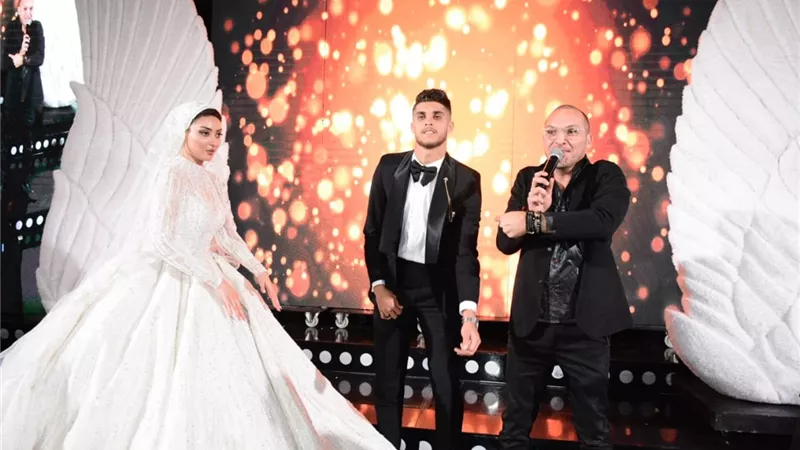 محمد نور ومصطفي حجاج ورامي جمال يشعلون حفل زفاف أحمد الشيخ.. صور